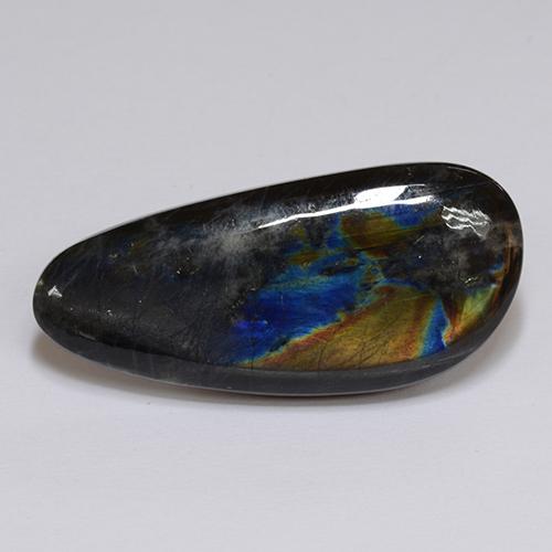 Spectrolite Multicolore naturelle Forme fantaisie, 16.28 ct, Opaque