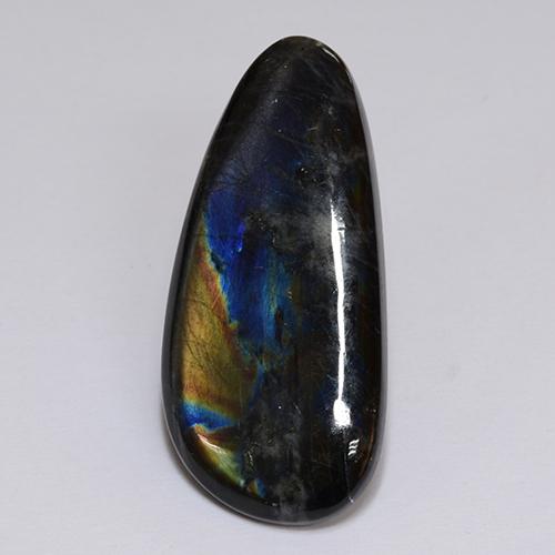 Spectrolite Multicolore naturelle Forme fantaisie, 16.28 ct, Opaque