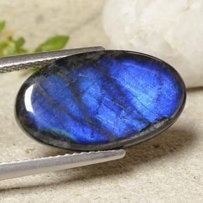 Spectrolite Multicolore naturelle Coupe ovale, 5.19 ct, Opaque