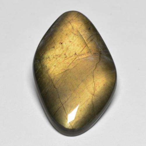 Spectrolite multicolore naturelle forme fantaisie, 16,28 ct, opaque