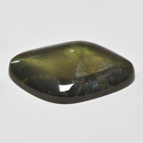 Spectrolite multicolore naturelle forme fantaisie, 16,28 ct, opaque