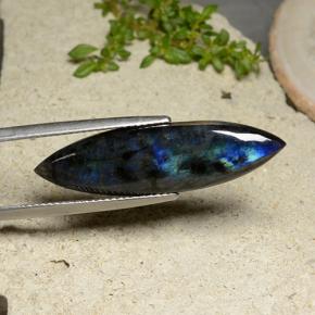 Spectrolite Multicolore naturelle Marquise, 8.57 ct, Opaque