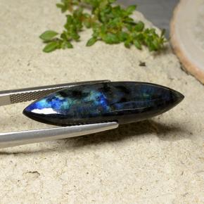 Spectrolite Multicolore naturelle Marquise, 8.57 ct, Opaque