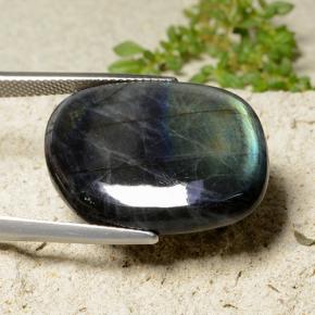 Spectrolite multicolore naturelle forme fantaisie, 18,14 ct, opaque