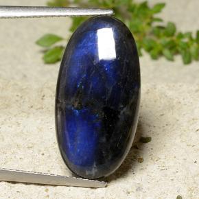 Spectrolite multicolore naturelle coupe ovale, 8,20 ct, opaque