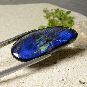 Spectrolite multicolore naturelle forme fantaisie, 16,83 ct, opaque
