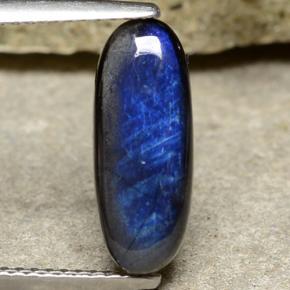 Spectrolite multicolore naturelle coupe ovale, 2,03 ct, opaque