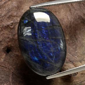 Spectrolite Multicolore naturelle Coupe ovale, 16.82 ct, Opaque