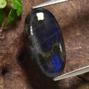 Spectrolite Multicolore naturelle Coupe ovale, 5.07 ct, Opaque