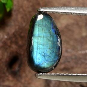 Spectrolite Multicolore naturelle Forme fantaisie, 1.95 ct, Opaque