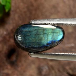 Spectrolite Multicolore naturelle Forme fantaisie, 1.95 ct, Opaque