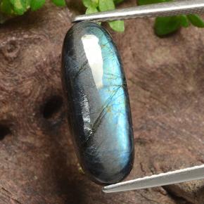 Spectrolite Multicolore naturelle Coupe ovale, 4.18 ct, Opaque