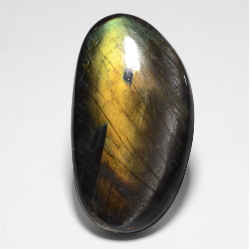 Spectrolite multicolore naturelle forme fantaisie, 9,95 ct, opaque