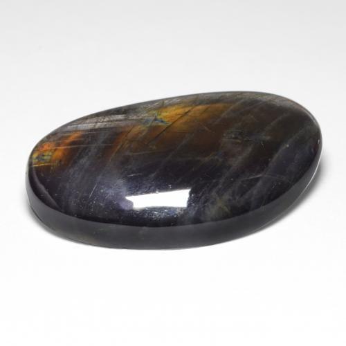 Spectrolite multicolore naturelle forme fantaisie, 9,95 ct, opaque