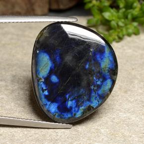 Spectrolite multicolore naturelle forme fantaisie, 12,68 ct, opaque