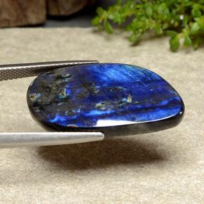 Spectrolite multicolore naturelle forme fantaisie, 11,70 ct, opaque