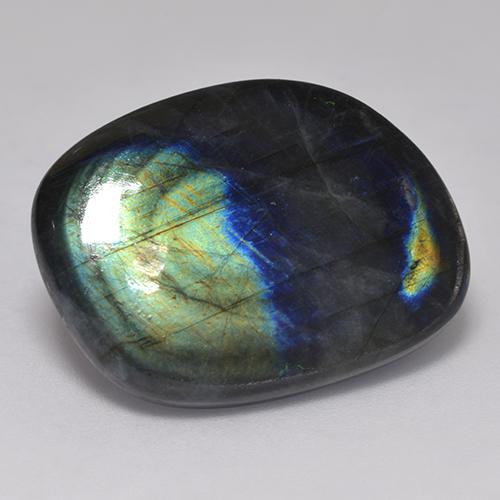Spectrolite Multicolore naturelle Forme fantaisie, 18.14 ct, Opaque
