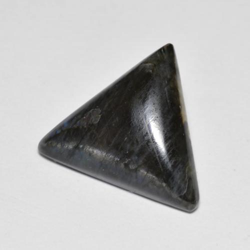 Spectrolite Multicolore naturelle Trillion, 4.11 ct, Opaque