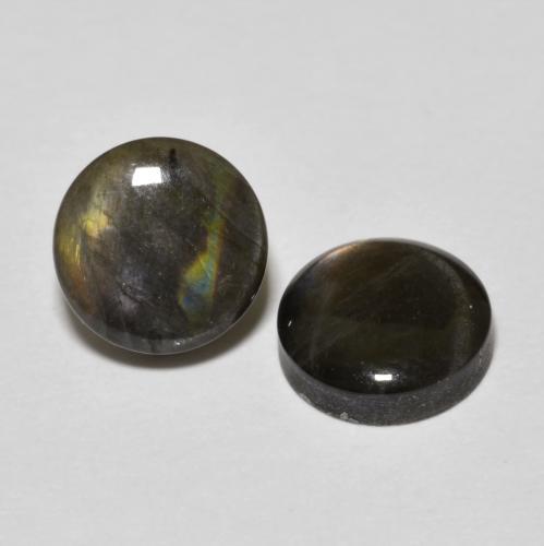 Achetez naturel 3,00ct multicolore spectrolite gems, coupe roude, en provenance finlande chez gemselect. en stock, livraison internationale!