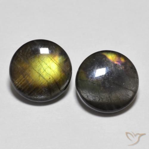 3.53ctw Naturel Multicolore Spectrolite, Tour, Opaque
