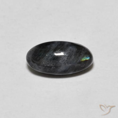 0.71ct Naturel Multicolore Spectrolite, ovale, Opaque