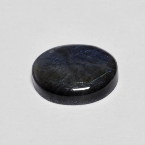 Spectrolite multicolore naturelle coupe ovale, 2,18 ct, opaque