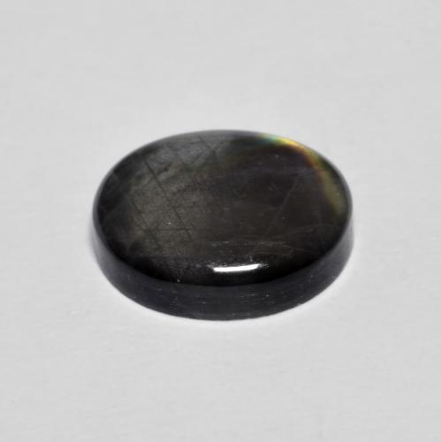 Spectrolite multicolore naturelle coupe ovale, 2,36 ct, opaque