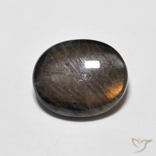 2.38ct Naturel Multicolore Spectrolite, ovale, Opaque