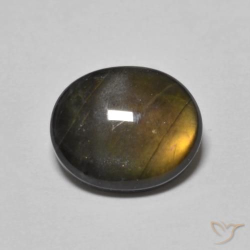 2.21ct Naturel Multicolore Spectrolite, ovale, Opaque