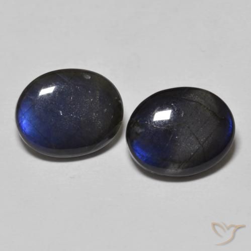 4.24ctw Naturel Multicolore Spectrolite, ovale, Opaque