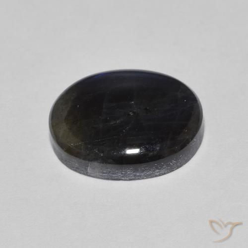 Spectrolite Multicolore naturelle ovale, 2.18 ct, Opaque