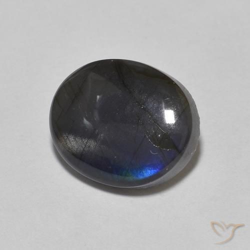 Spectrolite Multicolore naturelle ovale, 2.17 ct, Opaque