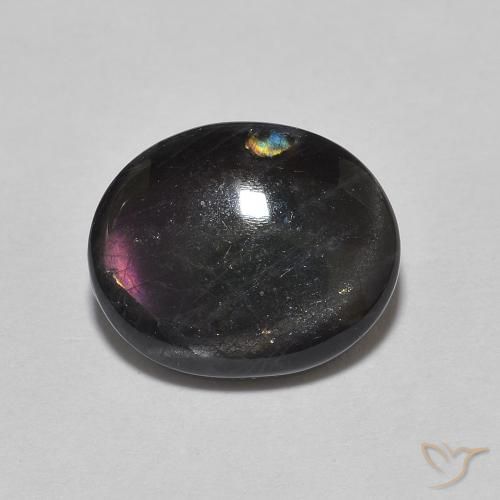 2.15ct Naturel Multicolore Spectrolite, ovale, Opaque