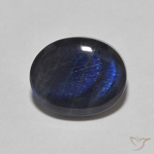 Spectrolite Multicolore naturelle ovale, 2.25 ct, Opaque
