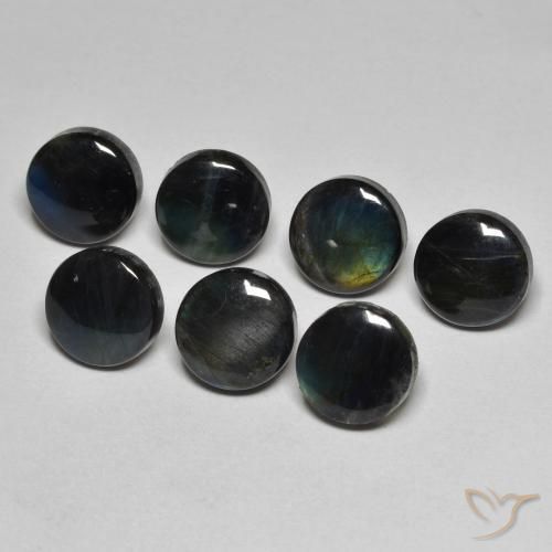1.83ct Naturel Multicolore Spectrolite, Tour, Opaque