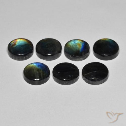 Spectrolite Multicolore naturelle Tour, 1.83 ct, Opaque