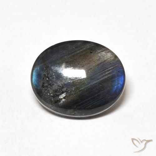 1.93ct Naturel Multicolore Spectrolite, ovale, Opaque