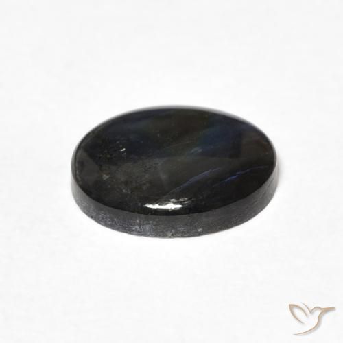Spectrolite Multicolore naturelle ovale, 1.93 ct, Opaque