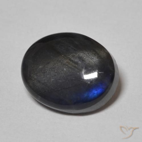 Spectrolite Multicolore naturelle ovale, 2.09 ct, Opaque
