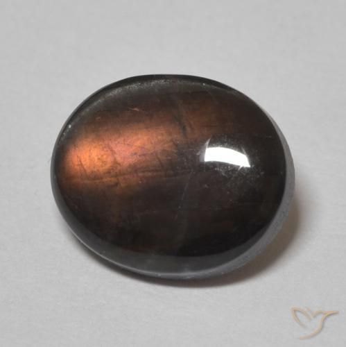 Spectrolite Multicolore naturelle ovale, 2.05 ct, Opaque
