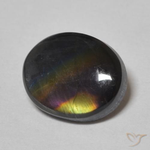 2.12ct Naturel Multicolore Spectrolite, ovale, Opaque