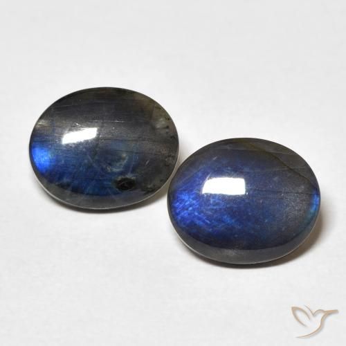3.91ctw Naturel Multicolore Spectrolite, ovale, Opaque