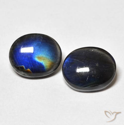 4.50ctw Naturel Multicolore Spectrolite, ovale, Opaque