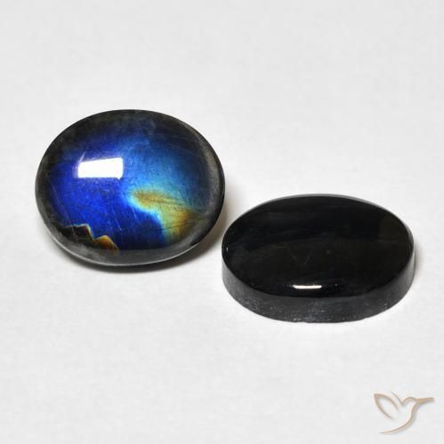 Shop natural 4.50ct Multicolore Spectrolite gems, ovale, from Finlande at GemSelect. In stock, global shipping!