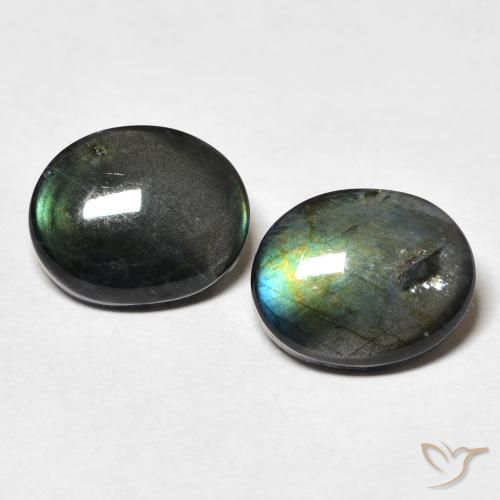 4.30ctw Naturel Multicolore Spectrolite, ovale, Opaque