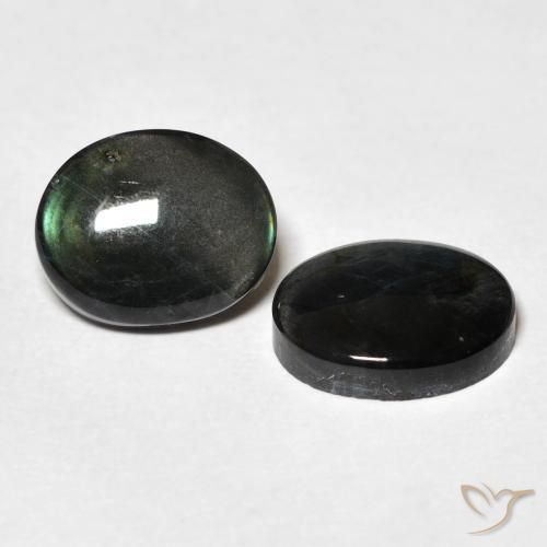 Shop natural 4.30ct Multicolore Spectrolite gems, ovale, from Finlande at GemSelect. In stock, global shipping!