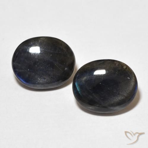 4.18ctw Naturel Multicolore Spectrolite, ovale, Opaque