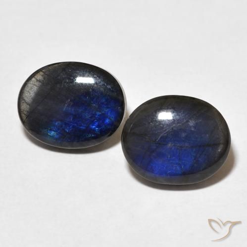 4.56ctw Naturel Multicolore Spectrolite, ovale, Opaque