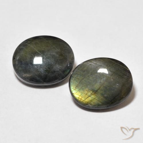 4.29ctw Naturel Multicolore Spectrolite, ovale, Opaque