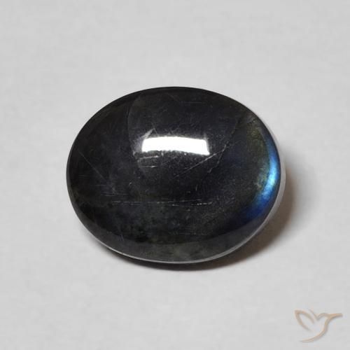 2.28ct Naturel Multicolore Spectrolite, ovale, Opaque